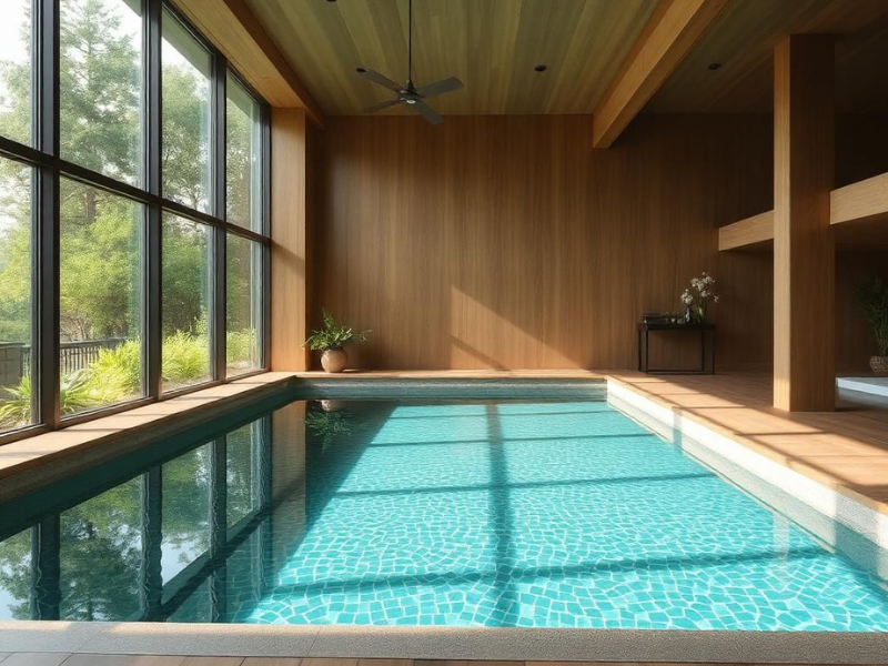 piscine couverte kogis - camping